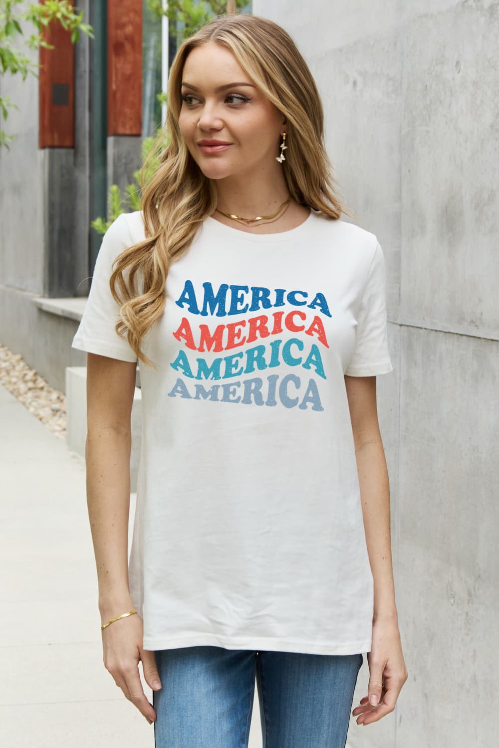 Simply Love AMERICA Graphic Cotton Tee